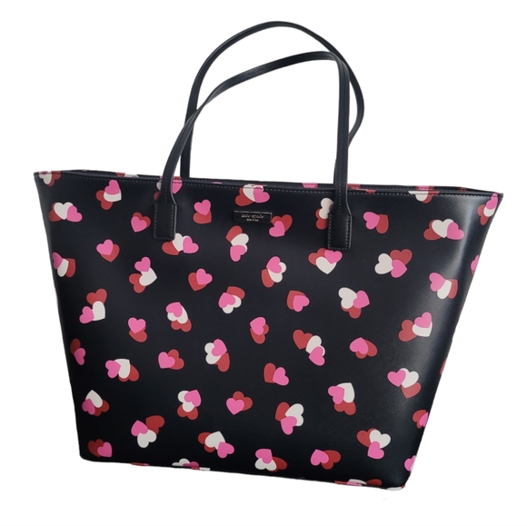 kate spade Handbags - Kate Spade Margereta Flutter Hearts Black Mult BLC Shore Street